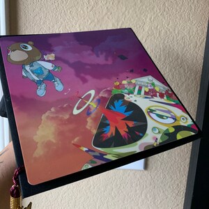 Kanye Graduation Decorated Grad Cap 