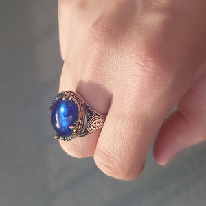 Solid 925 Sterling Silver Archer Thumb Ring - Ottoman Turkish Style Men's Ring, No Stone