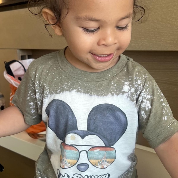 Mid-Season Dress For Boy In Mickey Mouse Print Green Color main image 0