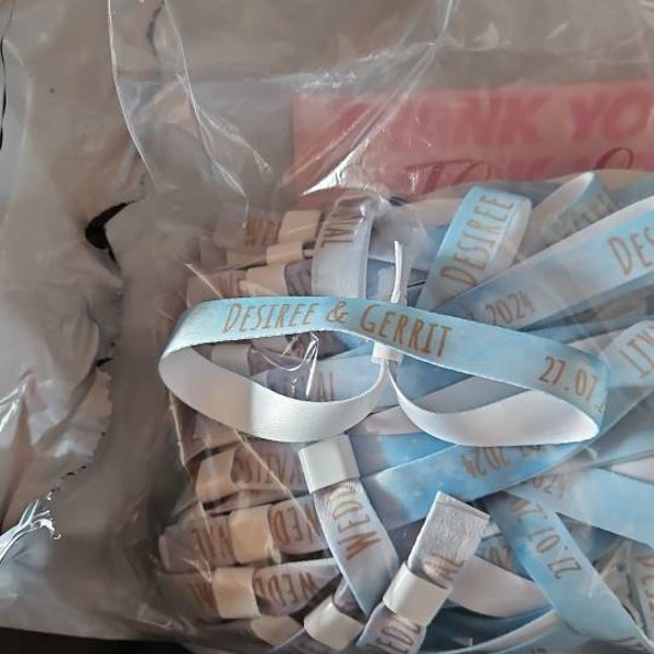 100 Personalisierte Stoffarmbänder – Komplett In Produktbild-Vorschau 7