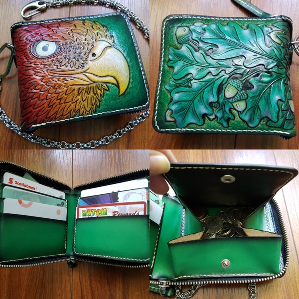 Fallout, Power Armor, Hand Tooled Wallet, Carved Wallet, Bifold Wallet ...