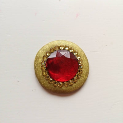 25mm Round Acrylic Jewels for Costume Making and Mosaic 1 Inch Flat ...