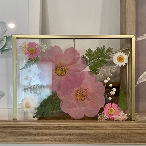 Golden A6 Pressed Flower Frame, Transparent — Nature King