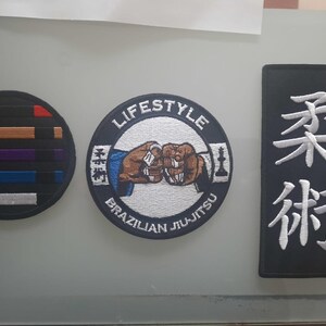 Brazilian Jiu Jitsu brésilien brodé Patch Fer/Badge à coudre (12,7 cm