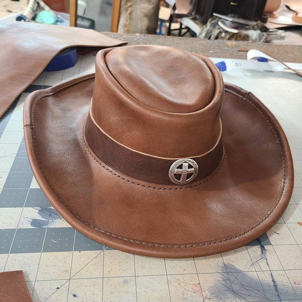 Leather Hat Pattern - DIY Pattern - Cosplay Hat DIY - Pdf Download ...