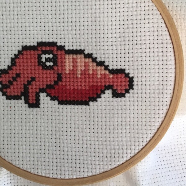 Cuttlefish Cross Stitch Pattern - Etsy