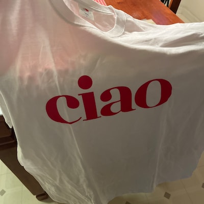 AM24065 CIAO PRINT TEE