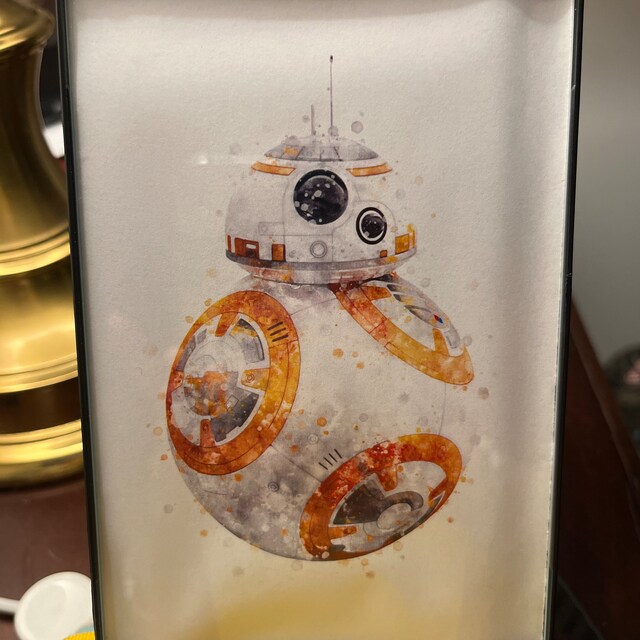 Star Wars BB-8 Watercolor Star Wars Poster BB-8 Print Star Wars