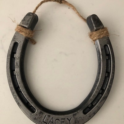 Engraved Horseshoe, Customized Western Decor, 6th or 11th Anniversary ...