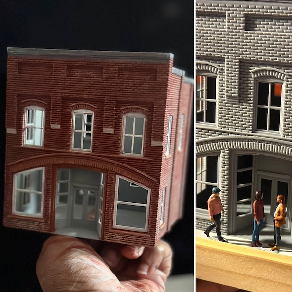 HO Scale - North Carolina Arched Brick General Store - 1:87 Scale ...