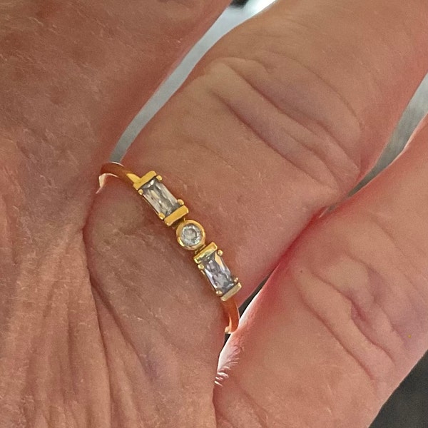 Initial Morse Code Ring by Caitlyn Minimalist • Diamond Ring With ...