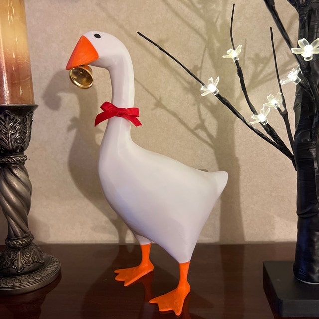 Untitled Goose Game Key Holder Figurine Statue Model With 