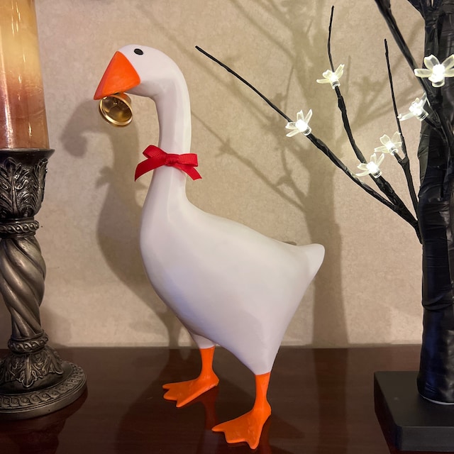 You can 3D print an Untitled Goose Game goose for maximum mischief