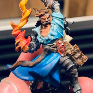 Human Wizard Mini Dnd Tabletop RPG Miniature D&D Figurines Pathfinder ...