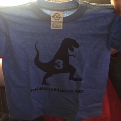 Custom T Rex Shirt T-rex Dinosaur Shirt Boys T-rex Shirt Dinosaur Shirt ...