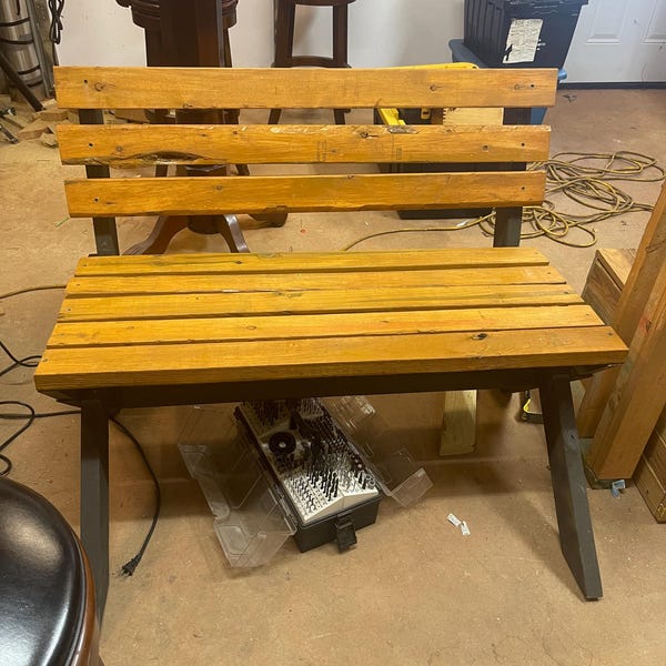 DIY 2x6 Outdoor Bench | Plans - Etsy