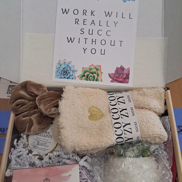 Coworker Gift Box, Work Will Really Succ Without You, Coworker Leaving ...