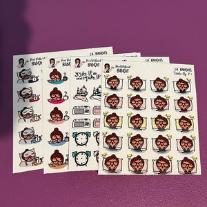 Printable Vertical Weekly Planner Sticker Kit Seance Foil Ready ...