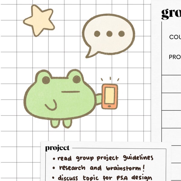 Cute Digital Note Templates: Dreamy Days | for Goodnotes, iPad ...