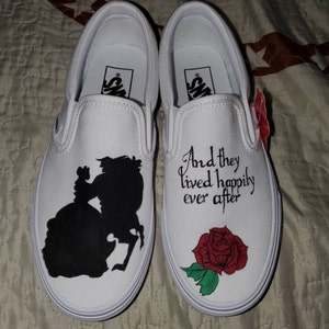 Disney s Princesses themed shoes with Ariel Anna Elsa Etsy Disney s Princesses themed shoes with Ariel Anna Elsa Etsy