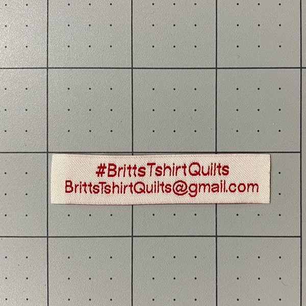 Custom Woven Labels | Personalized Fabric Tags for Clothing & Handmade ...