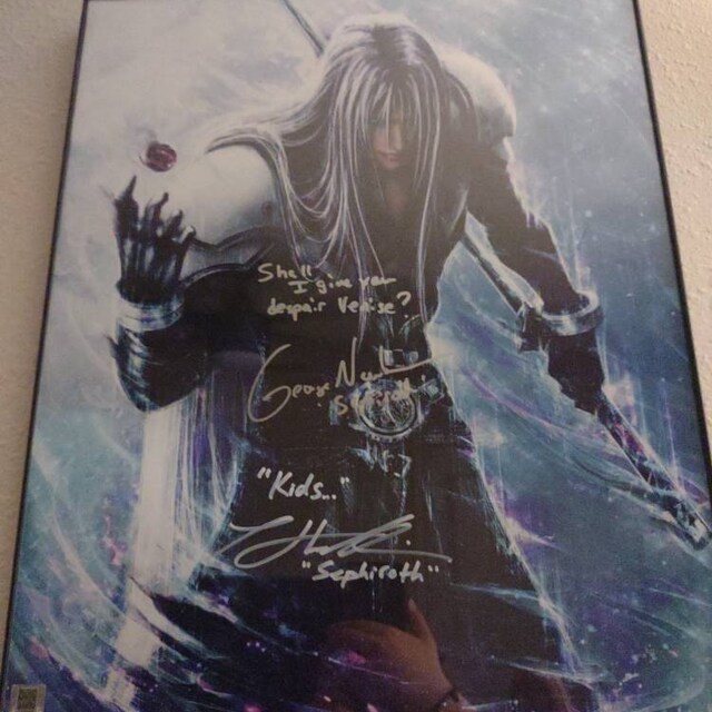 ディシディアファイナルファンタジー　FF7 ポスター　クラウド　セフィロス クラウド vs. セフィロス ファイナルファンタジー VII - 限定版