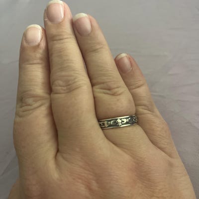 Handcast 925 Sterling Silver Irish Celtic Claddagh Claddaugh Ring Band ...
