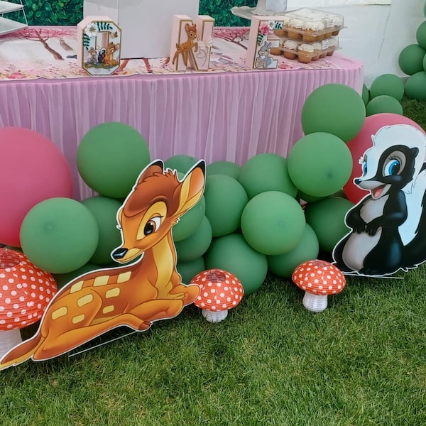 Bambi Birthday Cutouts and Yard Signs - Etsy