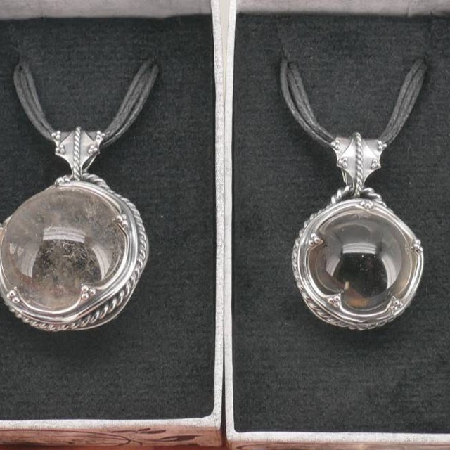【VINTAGE HOLLYWOOD】Crystal n Ball Necklace☆送料関税込 VINTAGE HOLLYWOOD】Crystal n Ball Necklace☆送料関税込