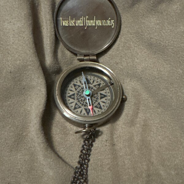 Set of 2 100 Year Calendar and Compass Quote