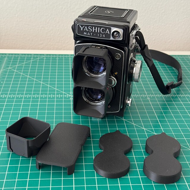 Yashica Mat 124 24 G D 635 EM LM TLR Single Dual Lens Shade