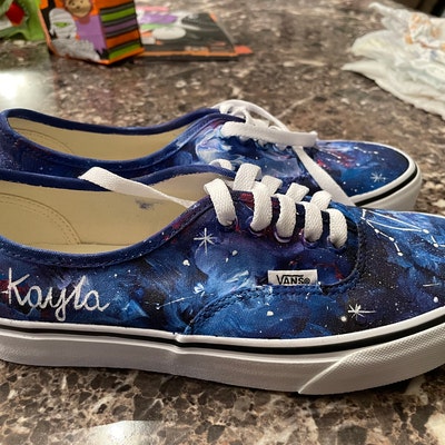 Custom Hand Painted T-rex Shoes, Dinosaur Shoes for Adult ...