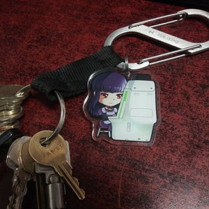 High score girl keychain hot sale