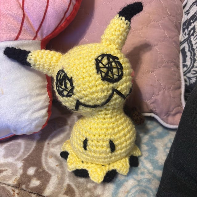 PDFファイル ミミッキュのあみぐるみかぎ針編みのパターン - Etsy 日本