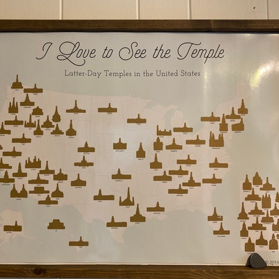 Utah Temple Map Digital Download - Etsy