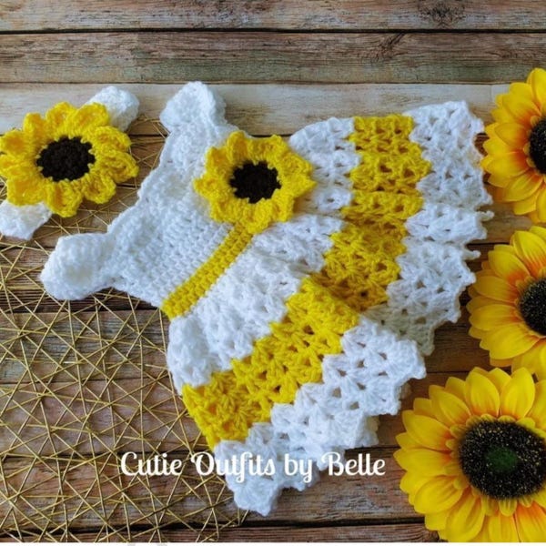 Yellow Velour Baby Outfit Set main image 1