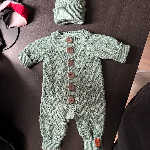 Knitting Patterns Set 2 in 1, Knitting Patterns in English, Baby Romper ...