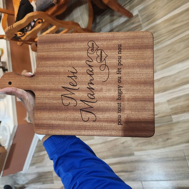 Thank You Mom Two Tone Cutting Board – Board Boutique Co.