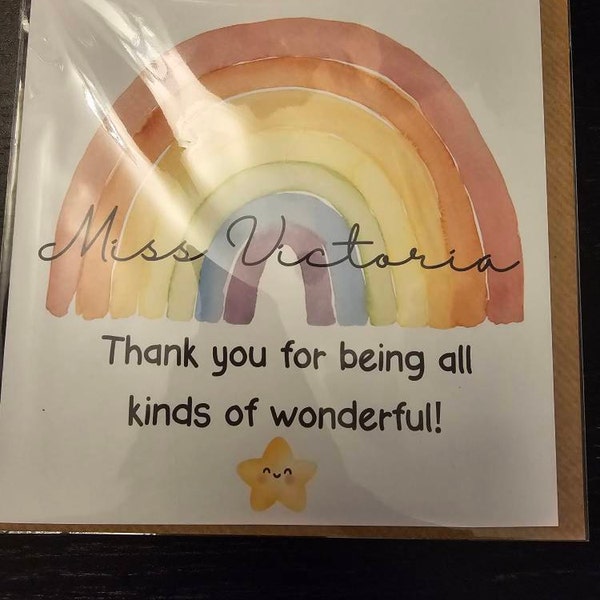 Thinking Of You A5 Greeting Card – 'Sending Extra Special Big Hugs' With Envelope