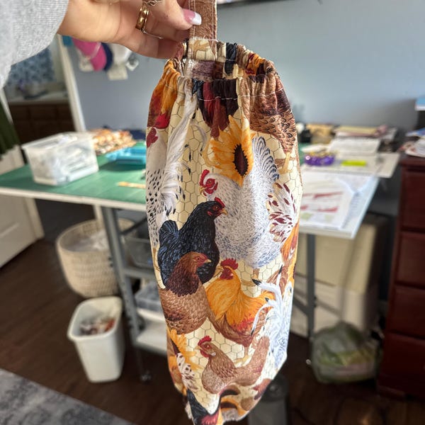 Grocery Bag Holder PDF SEWING PATTERN, Digital Download, How to Make a ...