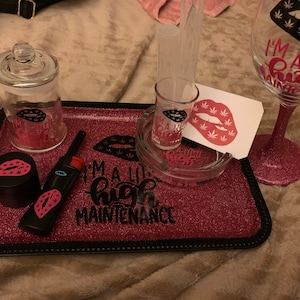 Rolling Tray Set  Bling Over Everything - Customized T-Shirts, Wine  Glasses & More