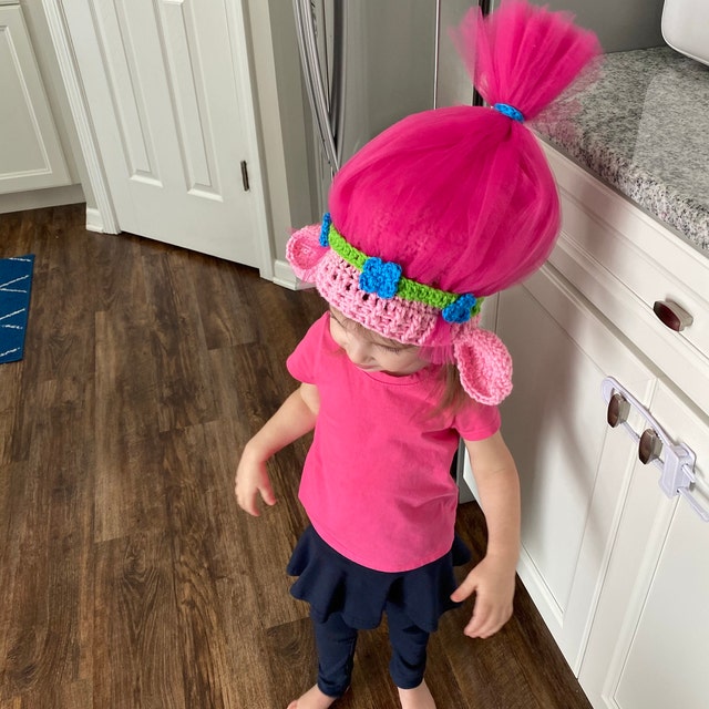Dreamworks Trolls Kids Hat, Size 4-7 Girls Baseball Cap Princess Poppy -   Finland