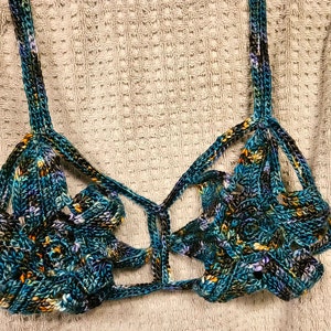 Crochet Flower Bralette Pattern - Etsy
