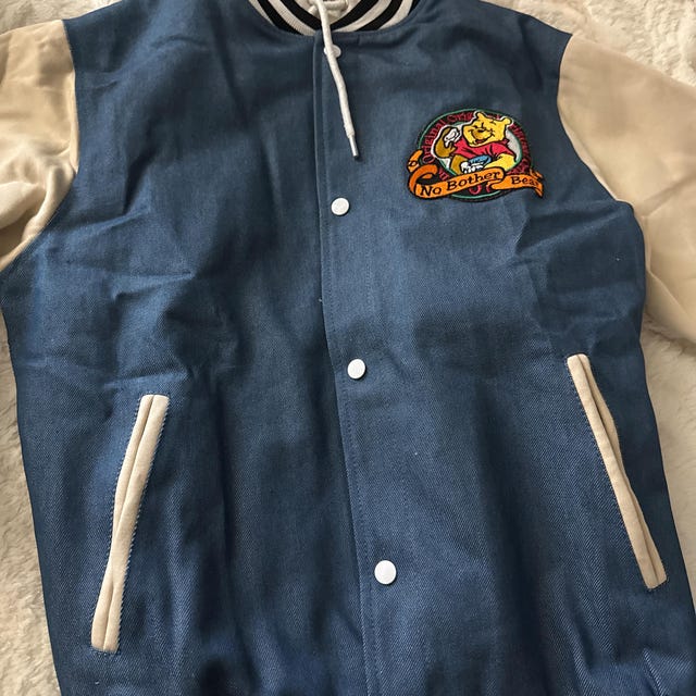 90s Xxxtentacion Winnie the Pooh Varsity Denim Jacket - Etsy