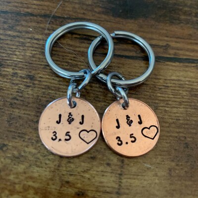 My Little Ladybug Personalized Lucky Copper Penny Key Chain Gift for Her Girlfriend Little Girl
