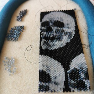 Bead Loom Pattern Bracelet Native American Inspired Square Stitch ...