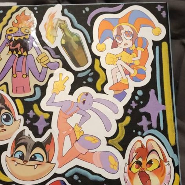Amazing Digital Circus Stickers | ADC | Pomni | Jax | Die Cut