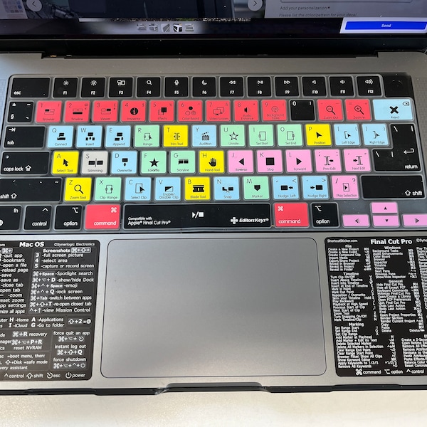 Final Cut Pro Keyboard Shortcuts for Any MacBook Air/pro/imac/mini ...
