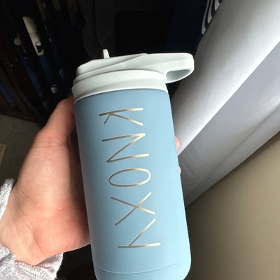 Personalized Kids Water Bottle With Straw, Back to School, 12 Oz Stainless Steel Custom Laser ...