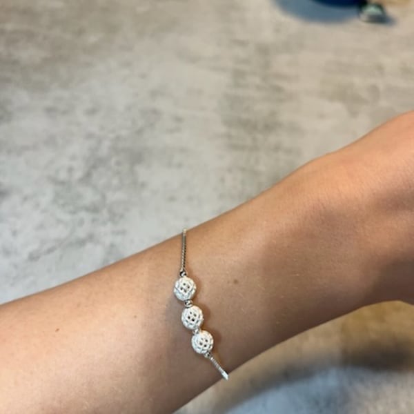 Air Bracelet Silver Plated Silver